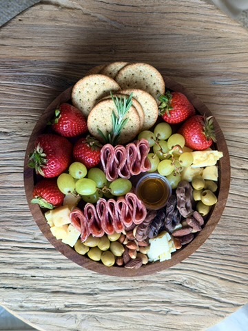 Strawberry Bowl — Overhead