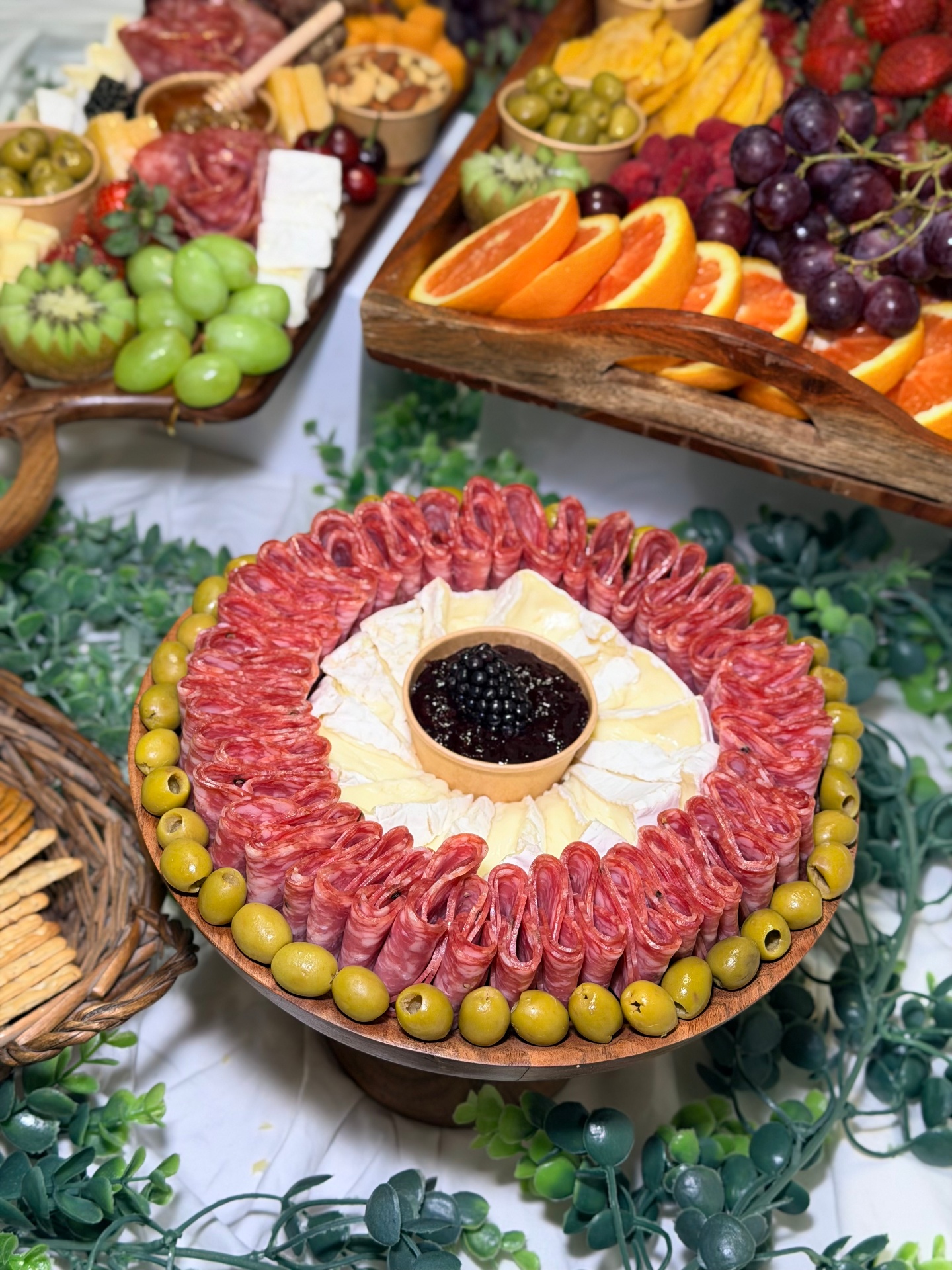 Salami & Brie Board